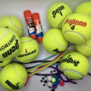 Tennis Art Kit - 10 tennis balls