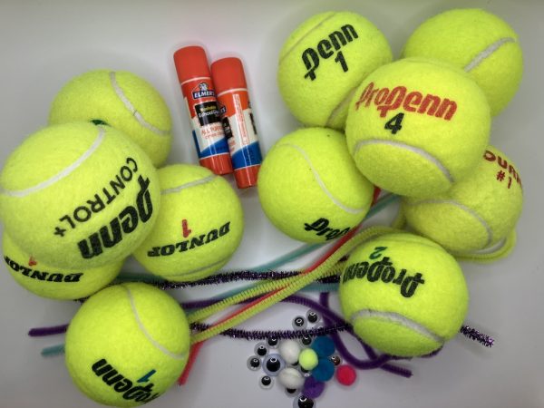 Tennis Art Kit - 10 tennis balls
