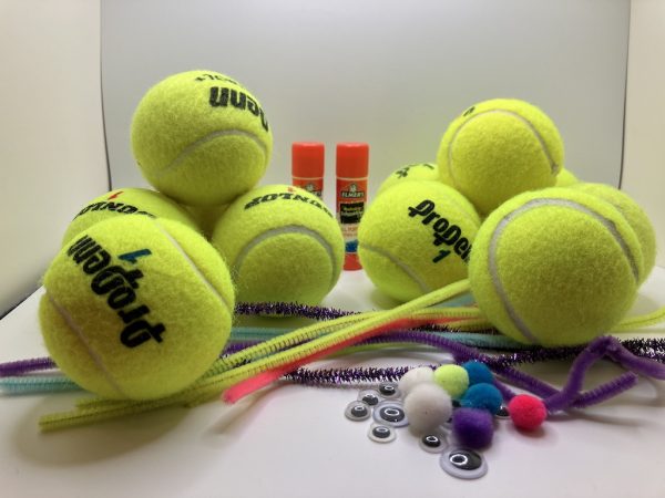 Tennis Art Kit - 10 tennis balls - Image 2
