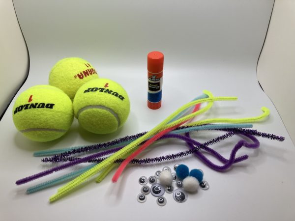 Tennis Art Kit - 3 tennis balls - Image 2