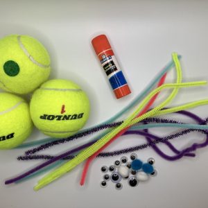 Tennis Art Kit - 3 tennis balls