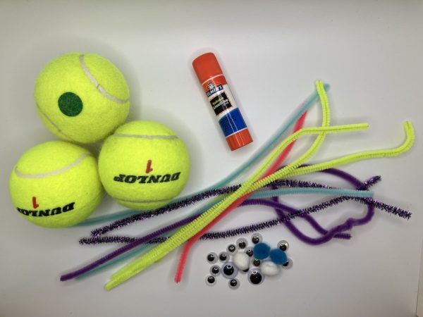 Tennis Art Kit - 3 tennis balls