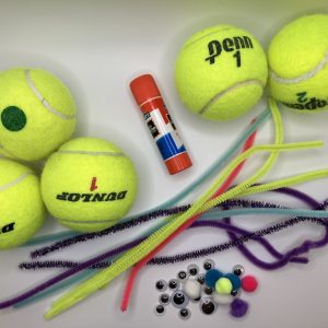 Tennis Art Kit - 5 tennis balls